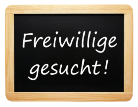 Freiwillige gesucht