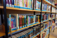 Bibliothek Bücherregal Bücher Ausleihen