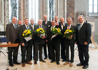 Goldene Ehrennadeln für Lothar Riedinger und Heinrich Schmauch